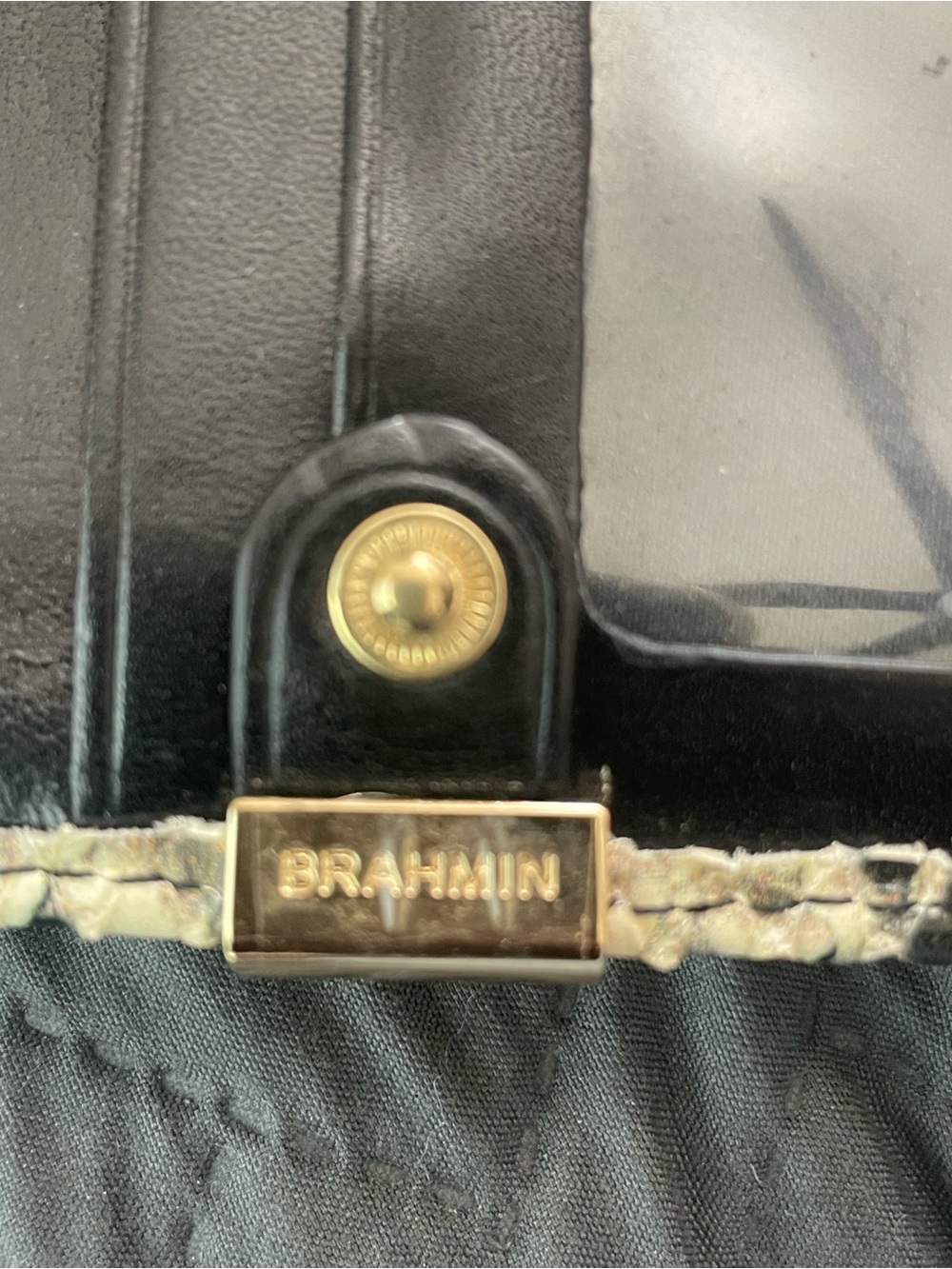 Brahmin Ady Wallet Caviar Felix Snake Print Leather Classic Luxury Sophisticated - Picture 11 of 15